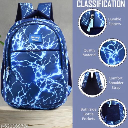 Girls, Boys, Kids, Unisex Laptop Backpack, Daypack Waterproof School Bag ( Dark Blue 34 L) - Velora online store 