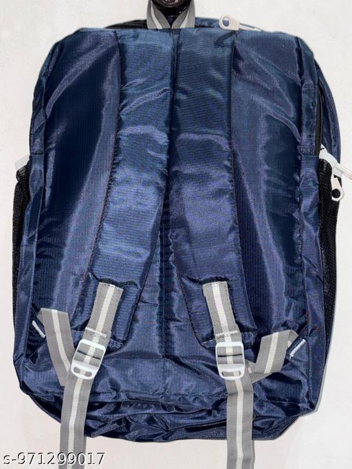 Safari Lite Pro Navy Blue Backpack for Men | 27L Water Resistant Laptop Backpack | College, Office & Travel Bag - Velora online store 