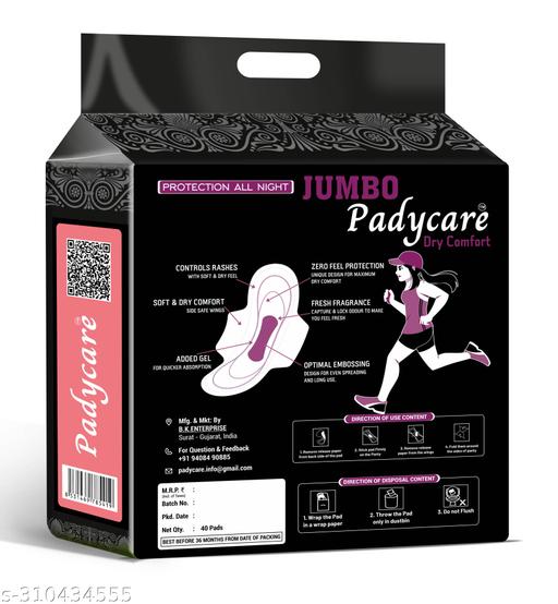 Jumbo Sanitary (100% leakage Proof Sanitary Napkins ) maxi 320mm XXXL size For Women Combo 40 Pads Pack Of / Total 40 Pads - Velora online store 