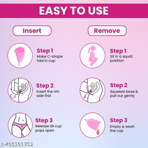 everteen Medium Menstrual Cup for Periods | Odor-Free, Rash-Free, No Leakage | 12-Hour Protection | For Up To 10 Years | Medical-Grade | Free Pouch | Sanitary Cup for Feminine Hygiene - 1 Pack - Velora online store 