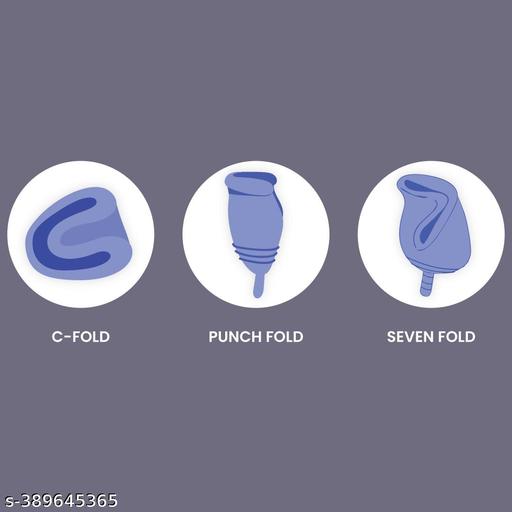 Royatto® Reusable Menstrual Cup - (Small-Medium-Large) Size (Pack Of 3) With Ultra Soft & Rash Free, No Leakage, Protection For Upto 8-10 Hours Free 100% Medical Grade Hygiene Silicone Menstrual Cup for Women  - Velora online store 