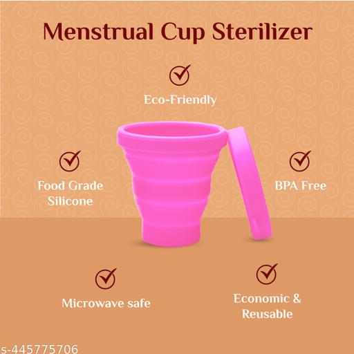 Senzicare  Menstrual Cup Medium, Cupwash 25ml, Feminine Intimate wash 25ml With Menstrual Cup Sterilizer - Velora online store 
