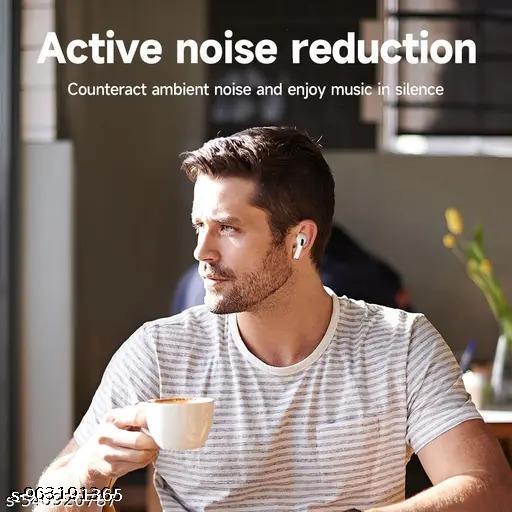 BT Wireless Earbuds Bluetooth Headphones With Charging Case Cancelling 3D Stereo Headsets Built in Mic in Earpods Earbuds IPX5 Waterproof Buds for Android/ Airbuds Pro Case With Wireless Charging Case Active Cancellation Enabled Bluetooth Headset (White, True Wireless)
 - Velora online store 