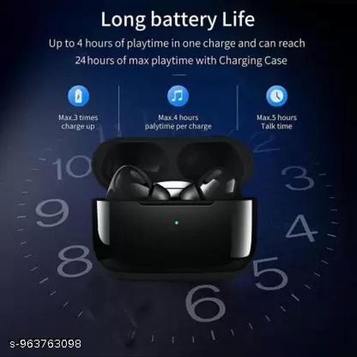 Airpro True Wireless Bluetooth Earphones with 30 Hours Playtime & Compatible for all Smartphones (Black) + Mini Bluetooth Speaker Any Random Colour - COMBO - Velora online store 