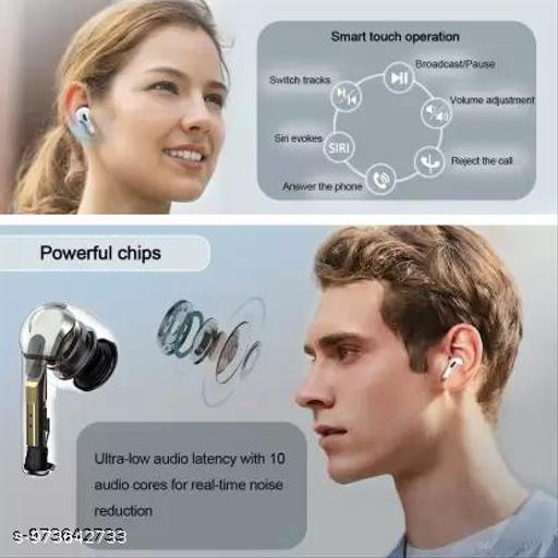 Airpro True Wireless Bluetooth Earphones with 30 Hours Playtime & Compatible for all Smartphones (White) + Mini Bluetooth Speaker Any Random Colour - COMBO - Velora online store 