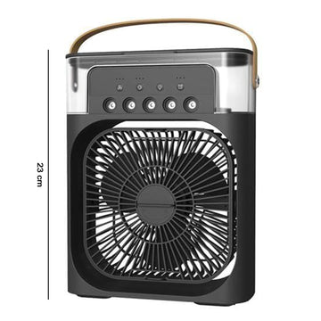 Portable Air Cooler Fan with 7-Color Light – Personal AC Fan - Velora online store 