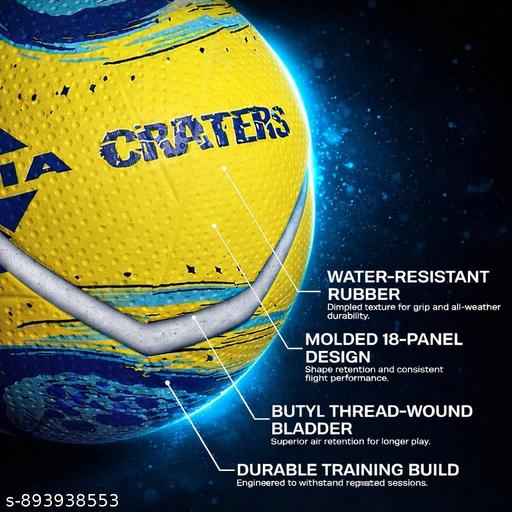 Craters Volleyball Size 4 with Pump - Velora online store 