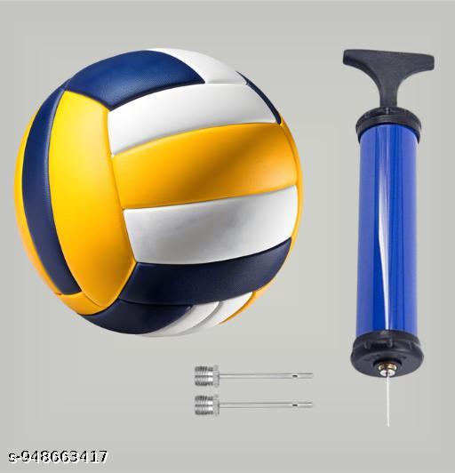 Volleyball Combo Set with Net, Air Pump & Needles | Official Size Volleyball for Indoor & Outdoor Sports Training - Velora online store 