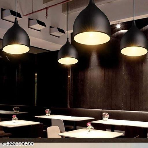 BECRAFT Pendant Ceiling Lights E27 Single Head Vintage Hanging Light for Dining Restaurant Bar Cafe, Pack of-2 [Bulb Not Included] - Velora online store 