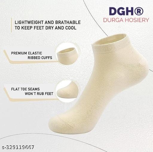 DGH® 04 Pairs Women Imported Ankle Socks Low Cut Thin Socks Lightweight Premium Quality Soft Socks, Color & Design as per Availability - Velora online store 