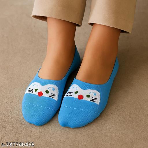 No Show Socks for Women (Pack of 4) – Cute Pink Loafer No Show Liner Socks for Summer, Ladies Socks Combo, Short Jurab, Choti Moje for Girls & Women, Choti Jurab & Moje for Summer - Velora online store 