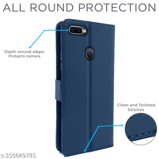 Oppo F9 / F9 Pro / A5 / A5s /A7 / A11k /A12/ Realme 2 / 2 Pro / Realme U1 Flip Cover Magnetic Leather Wallet Case Shockproof TPU for Oppo F9 / F9 Pro / A5 / A5s /A7 / A11k /A12/ Realme 2 / 2 Pro / Realme U1 (Blue) - Velora online store 