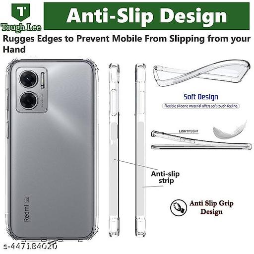 Delkart Shock Proof Transparent Back Cover For Mi Redmi 11 Prime (5G) - Velora online store 