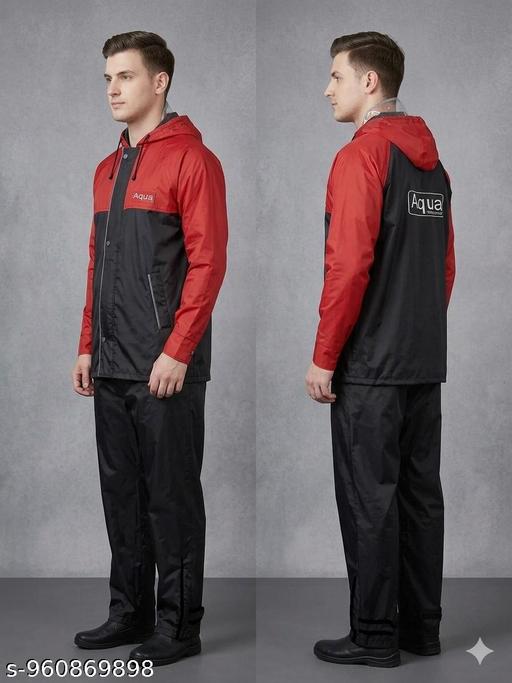 Waterproof Men Raincoat Set | Premium Rain Jacket and Pants Combo with Storage Bag for Bike Riders  - Velora online store 