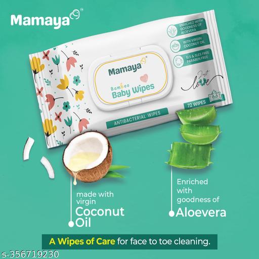 Bamboo Baby Wipes | WITH PLIASTIC LID | BABY WIPES | WITH COCONUT OIL - Velora online store 