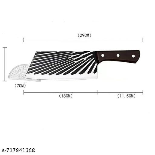 Ecoslice Stainless Steel Meat Cleaver Knife for Kitchen Extra Sharp Chopping Knife with Comfortable Handle Butcher Knife for Daily Cooking & Heavy Cutting Pack of 1 - Velora online store 