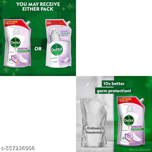 Dettol Liquid Hand wash Refill, Sensitive, 675ml  (Pouch) - Velora online store 