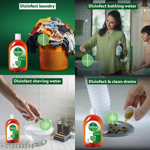Dettol Germ Defence Antiseptic Liquid 250ml  - Velora online store 