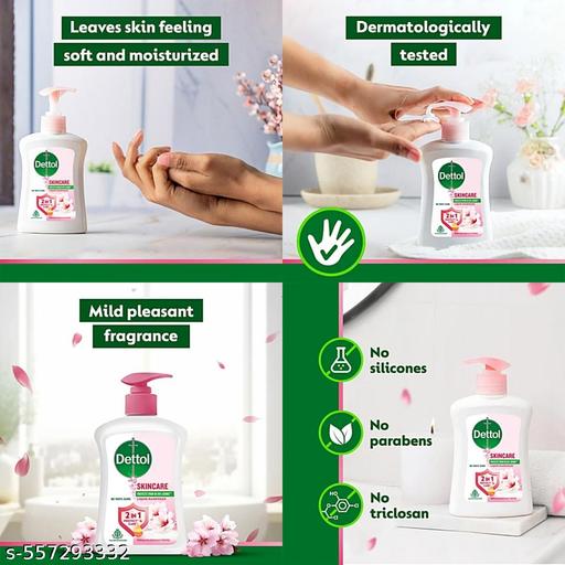 Dettol Skincare Liquid Handwash, 200 ml Pump (Pack of 2) - Velora online store 