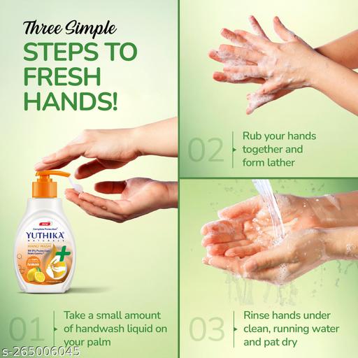Naturals Complete Protection Hand Wash Bottle Pack 200ml Lemon (Pack OF 1) - Velora online store 