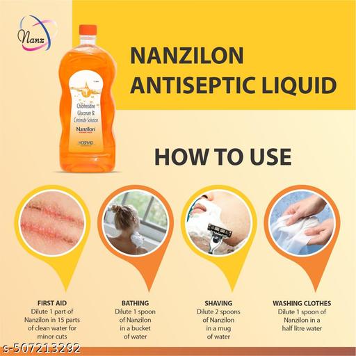 Nanzilon Antiseptic Liquid 1000 ml  - Velora online store 