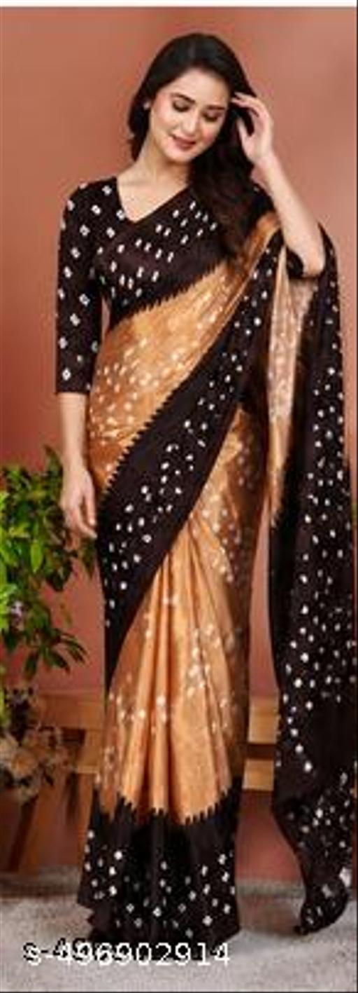 Best Chiffon Silk Bandhani Daily Wear Saree - Velora online store 