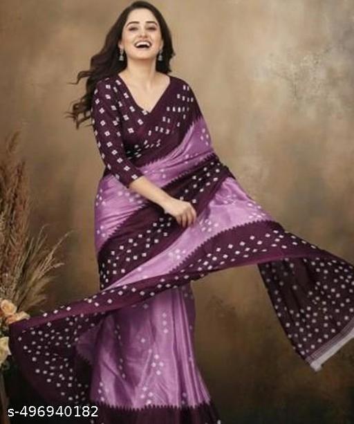 Best Chiffon Silk Bandhani Daily Wear Saree - Velora online store 