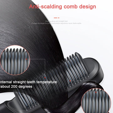 Hair Straightener – Keratin Ceramic & Scalp Massager | Calm & Curl - Velora online store 