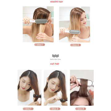 Hair Straightener – Keratin Ceramic & Scalp Massager | Calm & Curl - Velora online store 