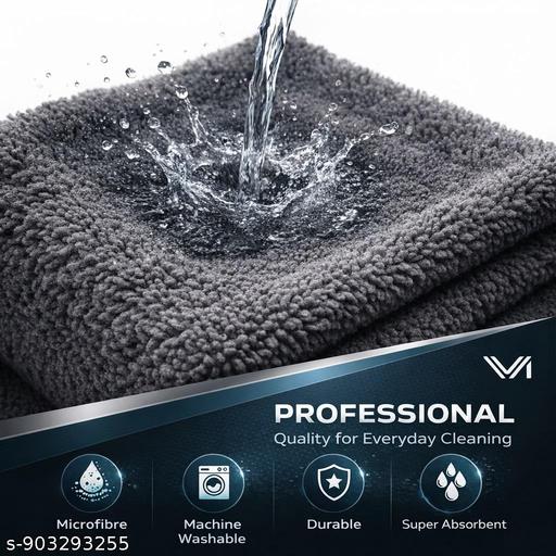 Microfiber Cleaning Cloth 1200 GSM – 40x40 cm Twisted Loop Microfiber Cloth, Super Absorbent Towel Lint-Free Design for Car Drying, Washing, Polishing & Detailing – (1 Pc) - Velora online store 