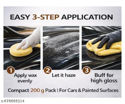 Color Zebra Car Wax Body Polish, Carnauba Wax Infused Paste, 200g, Deep Gloss & Paint Protection, UV & Oxidation Protection, for Car Body, Clear Coat & Metallic Paint - Velora online store 