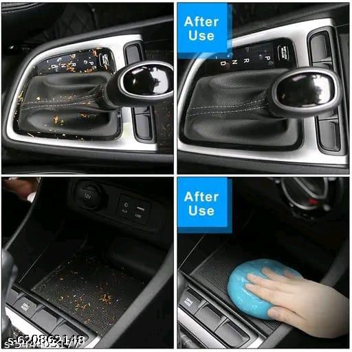 Super Cleaning Gel Cleaner For CarAC Vent interior Dust Cleaner for Keybord, Computer, Laptop, Home Office Window Grill &Electronics Cleaninig Gel (Blue) (Pack of 1) - Velora online store 