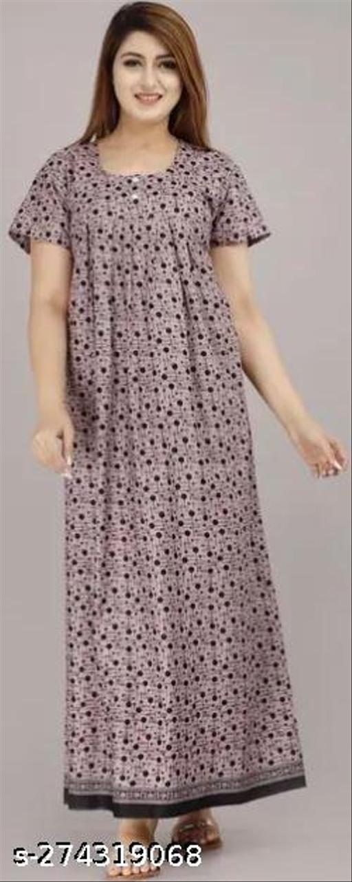 cotton nighty women  - Velora online store 