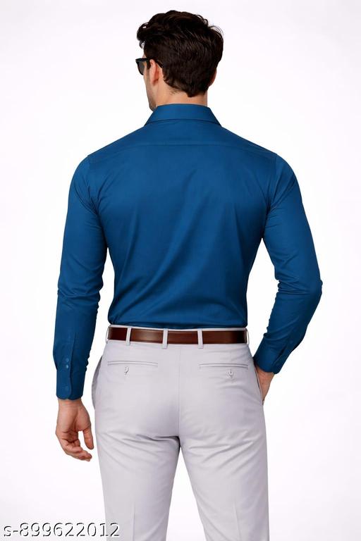 Premium Cotton Plain Shirt for Men | Casual & Formal Wear| Men’s Premium Quality Plain Shirt | Comfortable & Stylish - Velora online store 