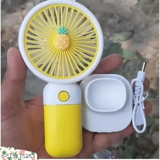 NEW GOOD LOOKING  HIGH SPEED RECHARGEABLE HAND USB MINI FAN PACK OF 1 - Velora online store 