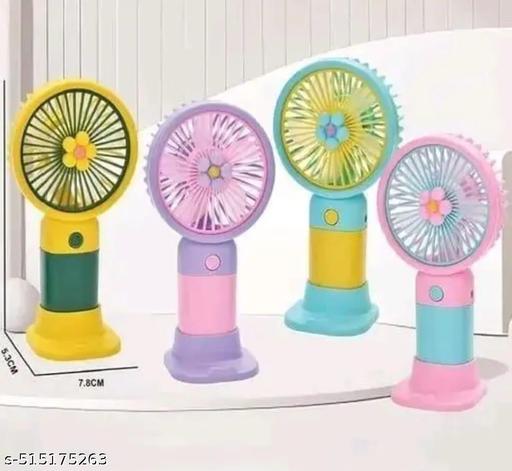 NEW GOOD LOOKING  HIGH SPEED RECHARGEABLE HAND USB MINI FAN PACK OF 1 - Velora online store 