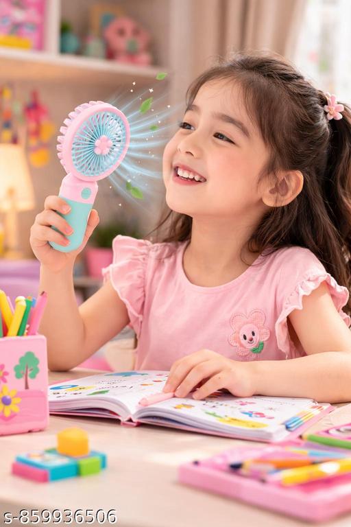 Portable Mini Fan High Speed Mini Fan with Stand With Multi Colour Pack of 2 - Velora online store 