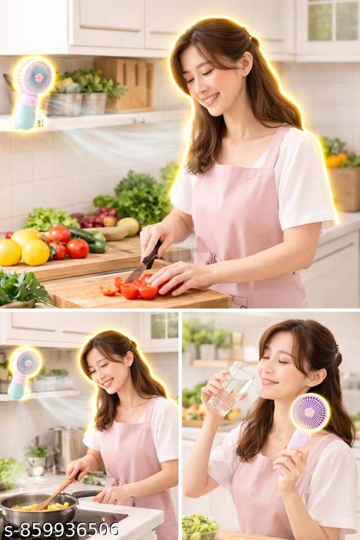 Portable Mini Fan High Speed Mini Fan with Stand With Multi Colour Pack of 2 - Velora online store 
