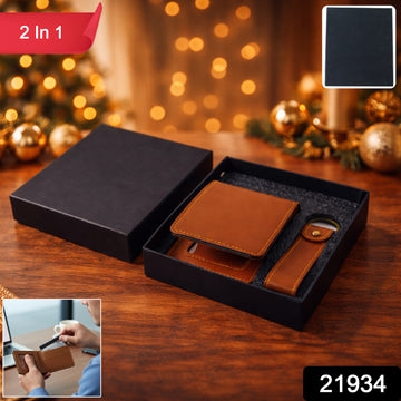 Men’s Wallet with Detachable Keychain – Compact & Durable Design - Velora online store 