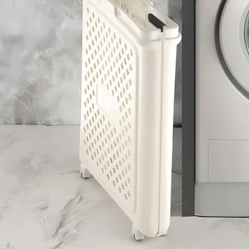 Foldable Laundry Basket with Wheels – Portable & Ventilated - Velora online store 