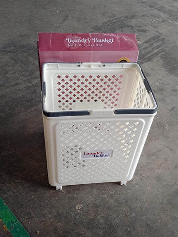 Foldable Laundry Basket with Wheels – Portable & Ventilated - Velora online store 