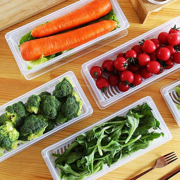 Freezer Storage Containers – 6-Pack 1500ML with Drain Plate | Organivo - Velora online store 