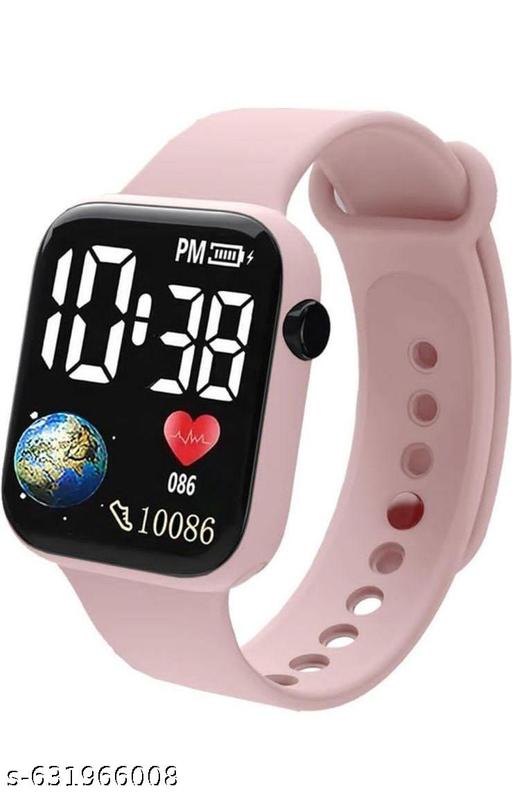 "TimeCraze Kids Digital Time Display Only Watch – 5 Collor Smart LED 
Style

 Wristwatch for Boys & Girls (Age 5–15 Years)" - Velora online store 
