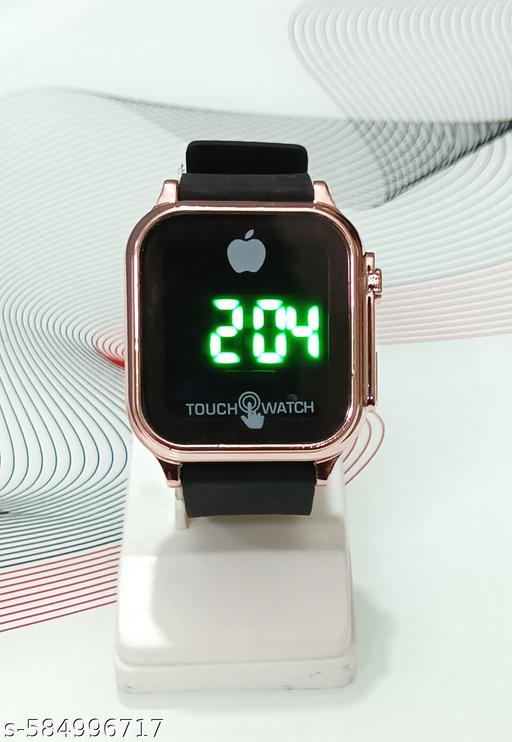 Premium Unisex Digital Touch Watch for Kids - Soft Comfortable Silicone Band, Bright LED Display with Date & Time, Fashionable Square Dial Watch for Boys and Girls, Ideal Birthday Gift for Students - Velora online store 