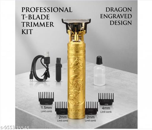 Trimmer Men Professional Cordless instantly rechargeable For Beard, Hairs, Moustache & Face, Electric T Blade Zero Gapped Shaving Machine Men's Grooming Kit.(PACK OF 1) - Velora online store 