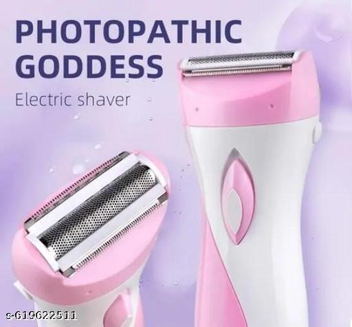 Bikini Trimmer for Legs Underarms and Bikini Line Painless Lady Hair Removal with Comb Attachment (White) - Velora online store 