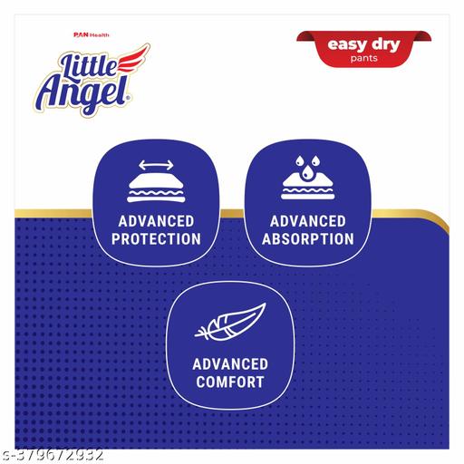 Easy Dry Diaper Pants with 12 hrs absorption Medium (M) Size 72 Count, 7-12 Kgs - M (72 Pieces) - Velora online store 