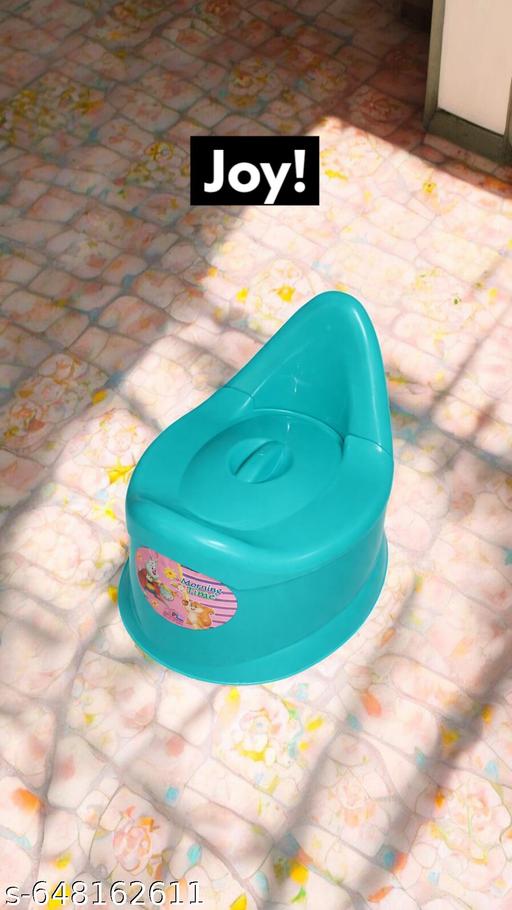 Small Kids Potty Toilet Trainer Seat/Chair with Lid and High Back Support for Toddler Boys Girls Age 7 Months to 1 Years (Green  - Velora online store 