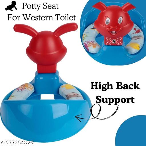 Nabhya Kids Toilet Trainer Baby Potty Seat With Rabbit Handle And Back Support Toilet Seat For Girls & Boys - Velora online store 