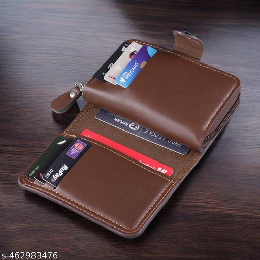 Unique Pocket Sized Stitched PU Leather Credit Debit Business Card Holder Wallet for Men & Women22 - Velora online store 
